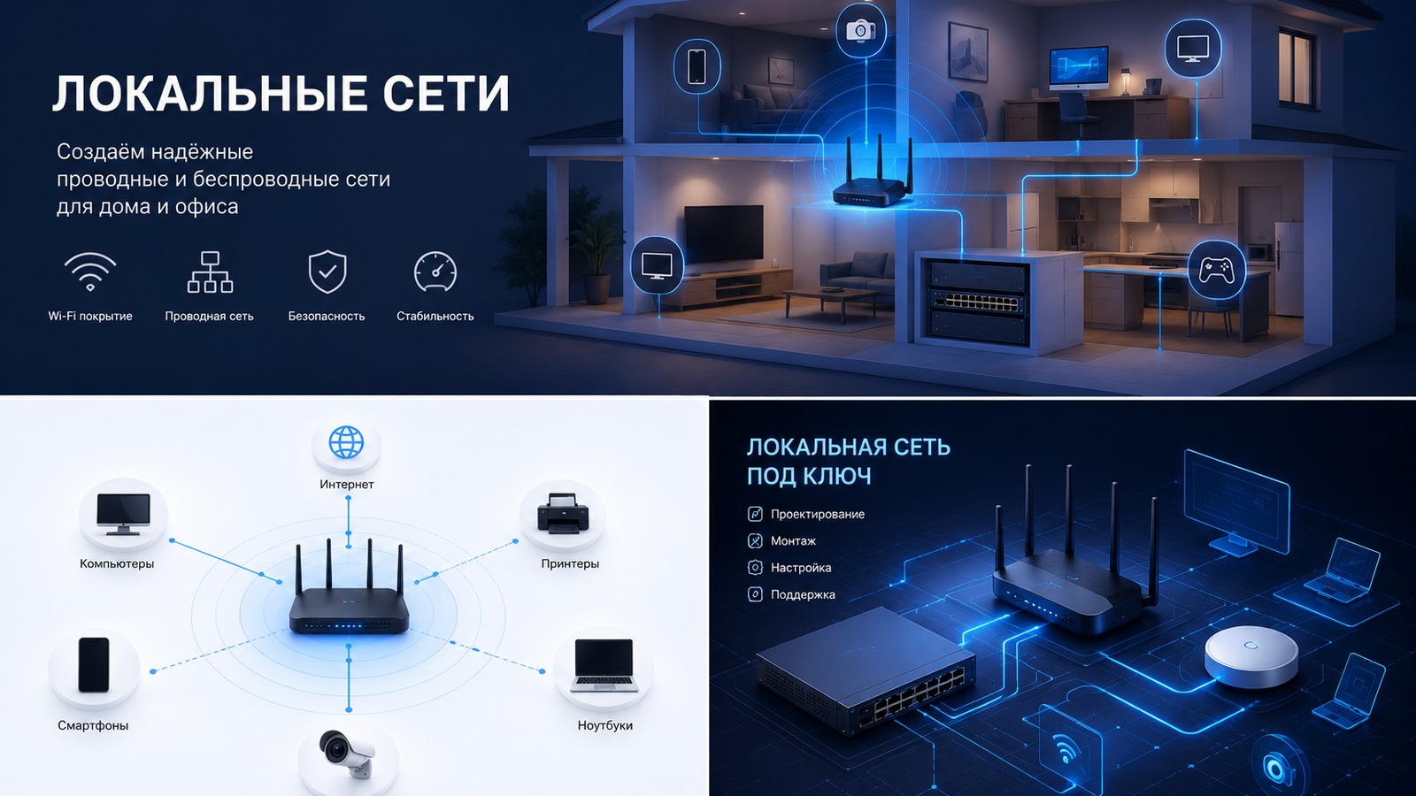 Локальные сети и Wi-Fi