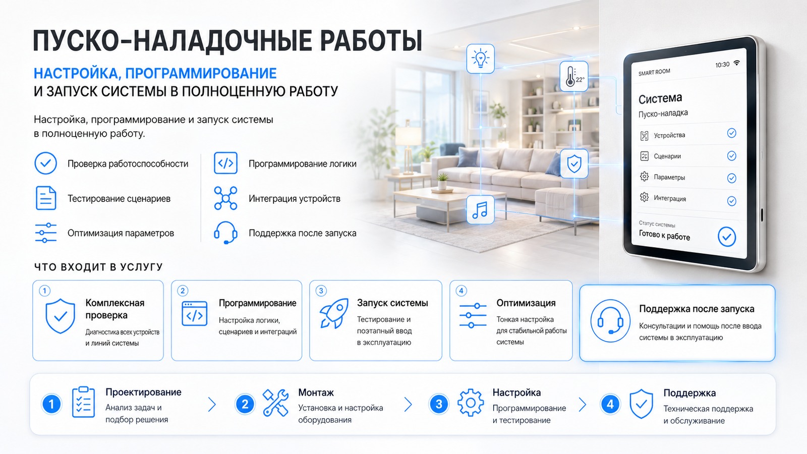 Пуско наладочные работы